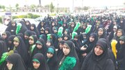 خدام حضرت معصومه(س) مهمان دختران گیلانی در دهه کرامت شدند