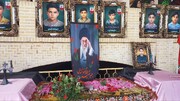 قدردانی پدر شهید دانش‌آموز میناب از همدردی هیئت فاطمیه آران و بیدگل