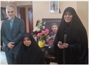 دیدار با خانواده شهید «سعید عسکری بشکانی» با حضور فعالان کانون های مساجد