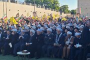 تجمع «وفاداری و بیعت» در مقابل سفارت ایران در لبنان؛ تاکید بر پایبندی به مقاومت