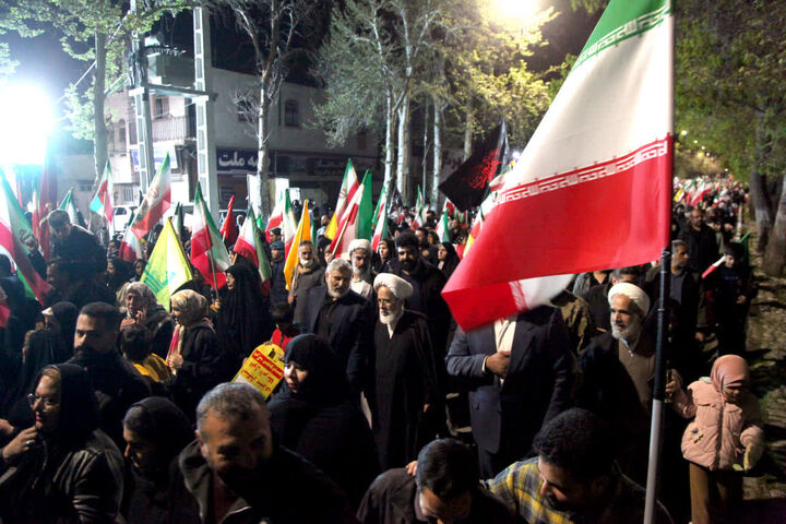 پنجاه و دومین اجتماع بزرگ مردمی «نحن منتقمون» در کرمانشاه با نوای  ابوذر روحی