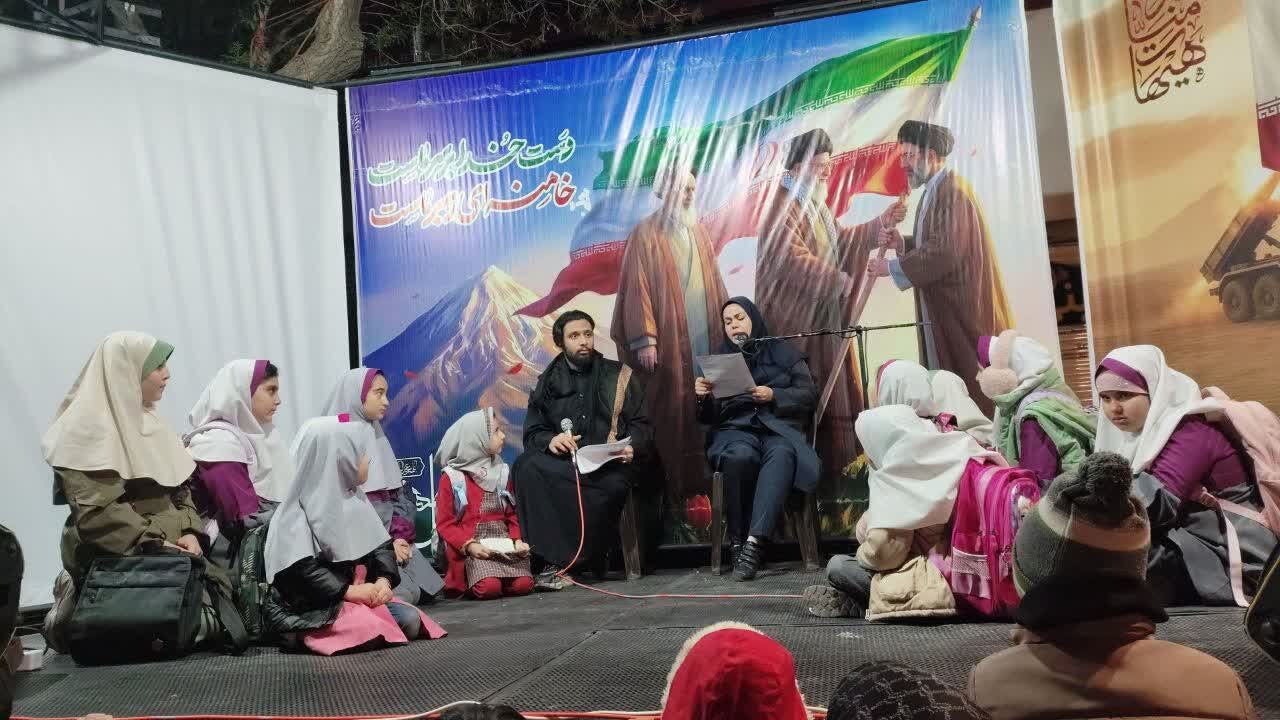 «زنگ تکلیف» در اراک به صدا درآمد / روایت هنرمندان بسیجی از مدرسه میناب