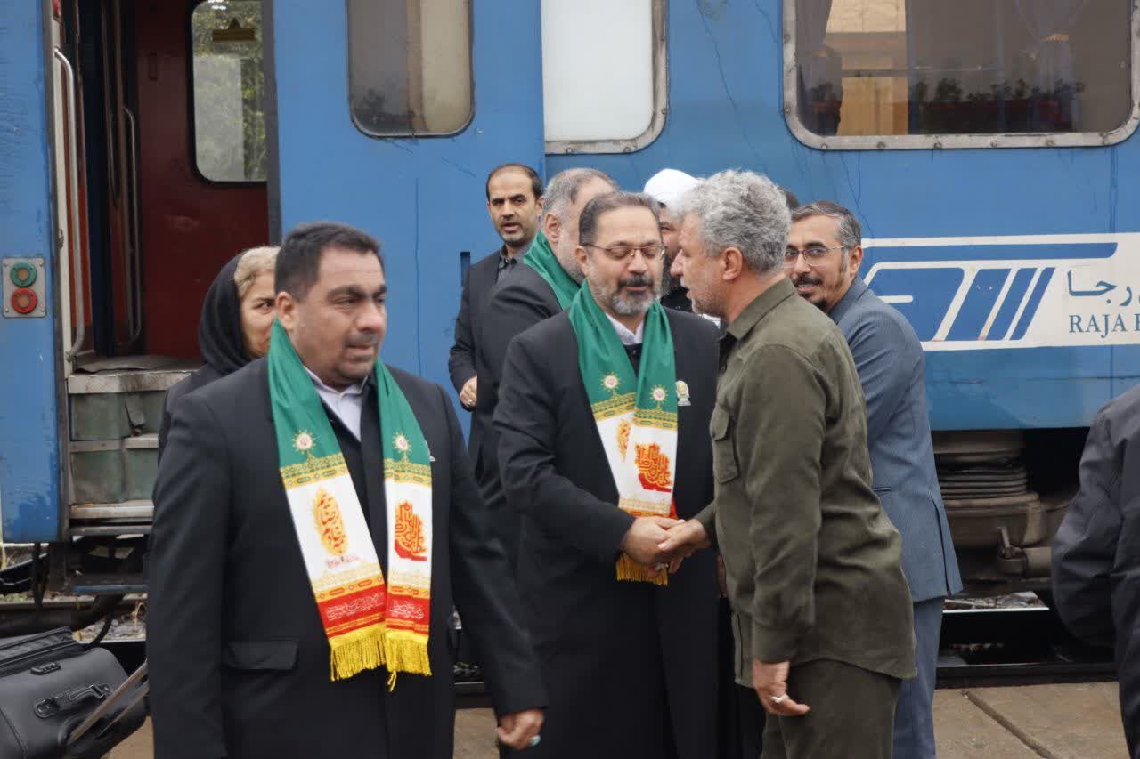 طنین عطر رضوی در مازندران؛کاروان زیر سایه خورشید در ایستگاه نوزدهم