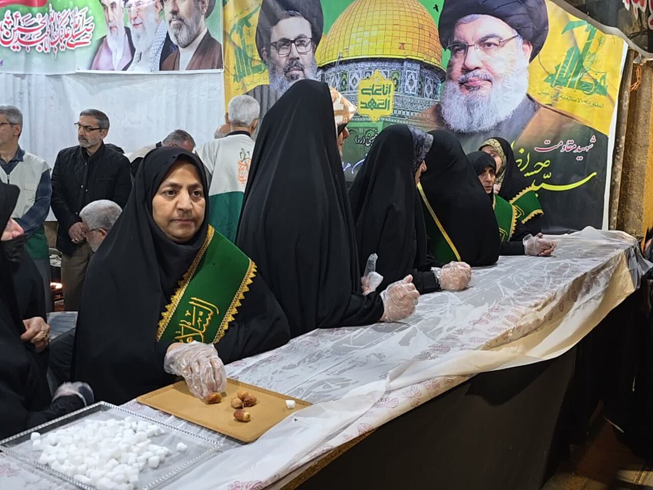 عطر حرم در کوچه پس کوچه‌های بهشهر