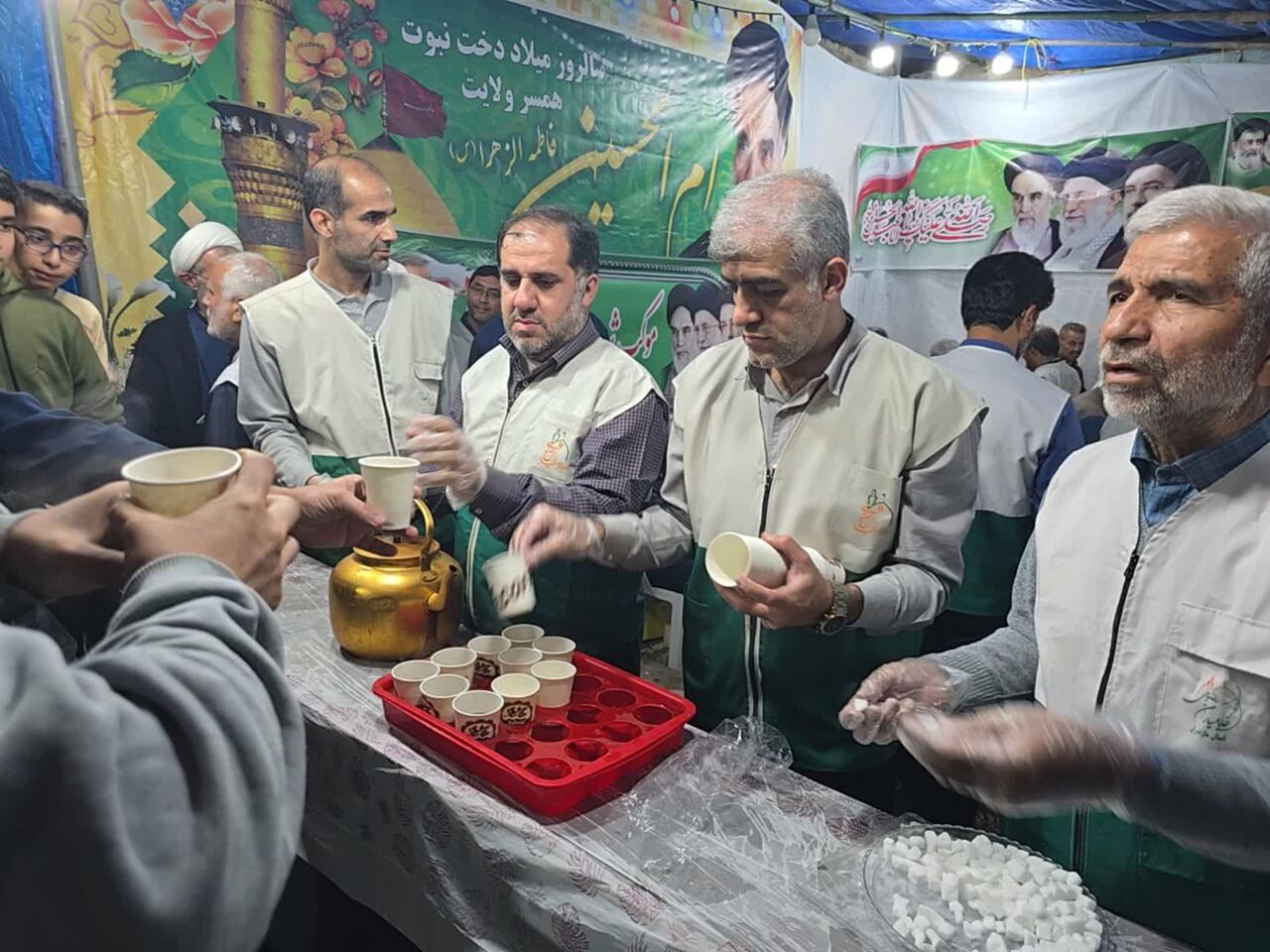 عطر حرم در کوچه پس کوچه‌های بهشهر