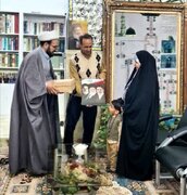 بافنده فرش شجره نامه حضرت قیدار نبی (ع) مورد تقدیر قرار گرفت