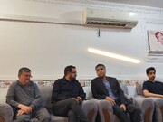 دیدار مدیر ستاد کانون های مساجد جنوب کرمان با خانواده های شهدای جنگ رمضان