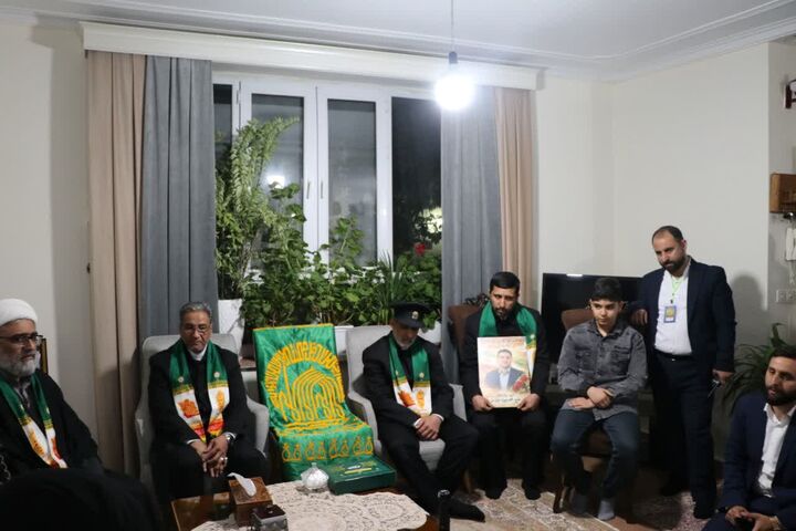 عطر حرم و یاد شهید «عبادی» در قاب خانواده