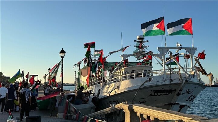 آزادی جواهر شنه فعال ناوگان جهانی صمود در تونس