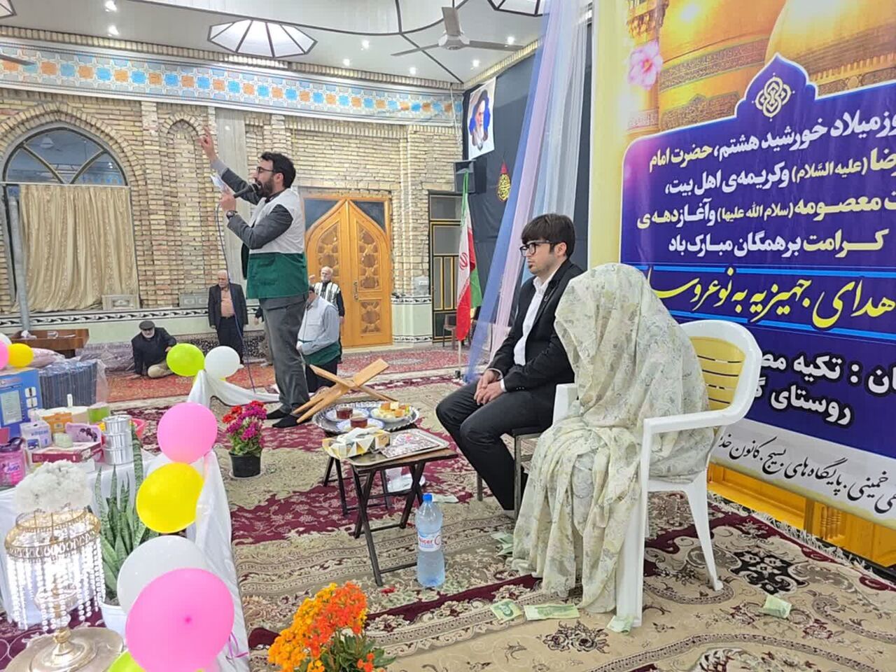نوعروسان روستای گرجیمحله با جهیزیه خادمیاران رضوی روانه خانه بخت شدند