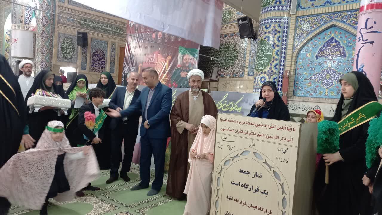 از کوچه‌های مسجد تا صحن مصلی؛ روایت نخستین نماز پرشکوه دختران مسجدی در شهرکرد