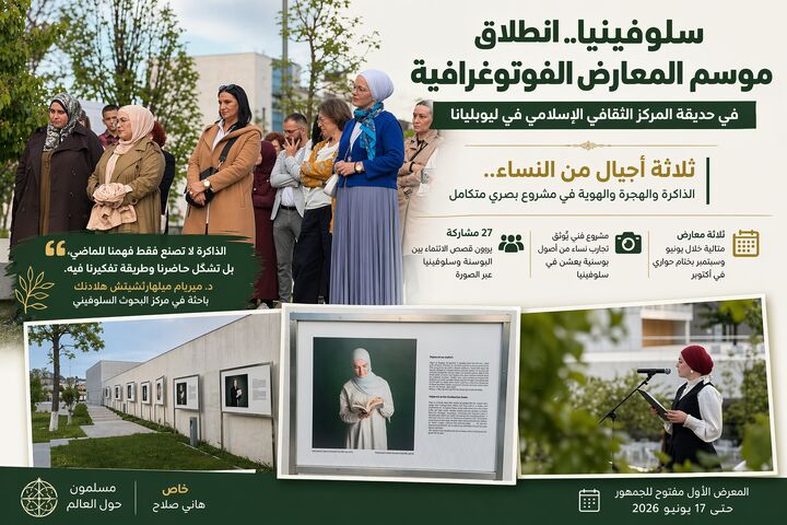 برگزاری نمایشگاه عکاسی در مرکز فرهنگی اسلامی «لیوبلیانا» اسلوونی