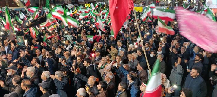 اجرای خادم حرم امام رضا(ع) در اجتماع حماسی شب پنجاه و ششم مردم کوهدشت