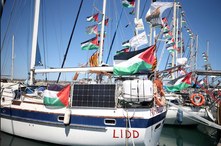 «ناوگان جهانی صمود» آماده حرکت از ایتالیا به سمت غزه می‌شود+ عکس