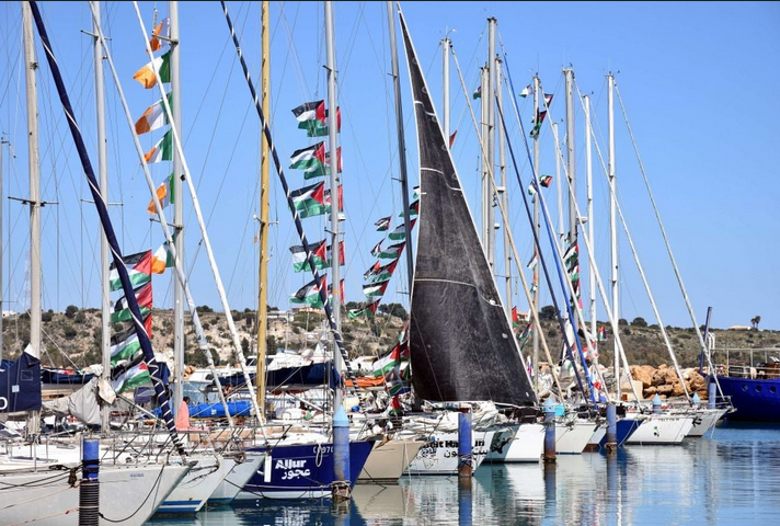 «ناوگان جهانی صمود» آماده حرکت از ایتالیا به سمت غزه می‌شود+ عکس