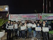 موکب عتبات عالیات خمام؛ از پلاکاردنویسی نوجوانان تا پذیرایی از مردم در شب‌های جنگ