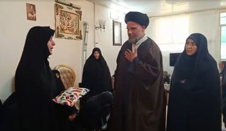 دیدار باخانواده شهدای جنگ رمضان در شاهرود