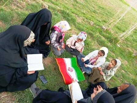 طبیعت بهاری مِشکان؛ فرصت کانون «یاوران امام مهدی(عج)» برای ایجاد پایگاه قرآن