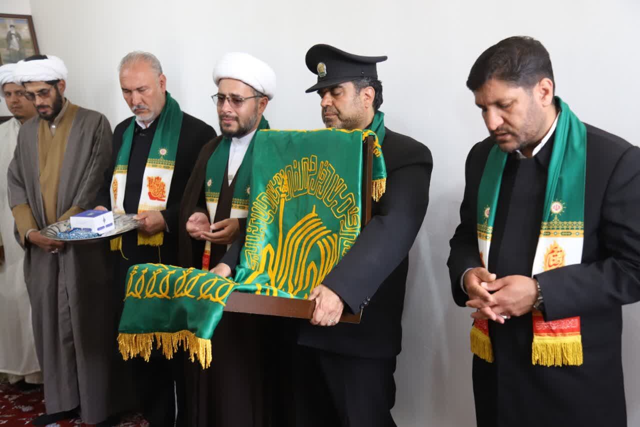 تجلی عشق در دیار آفتاب؛ پرچم سبز رضوی در آغوش مردم نهبندان