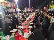 اجتماع جامعه قرآنی جیرفت در محفل شب‌های اقتدار