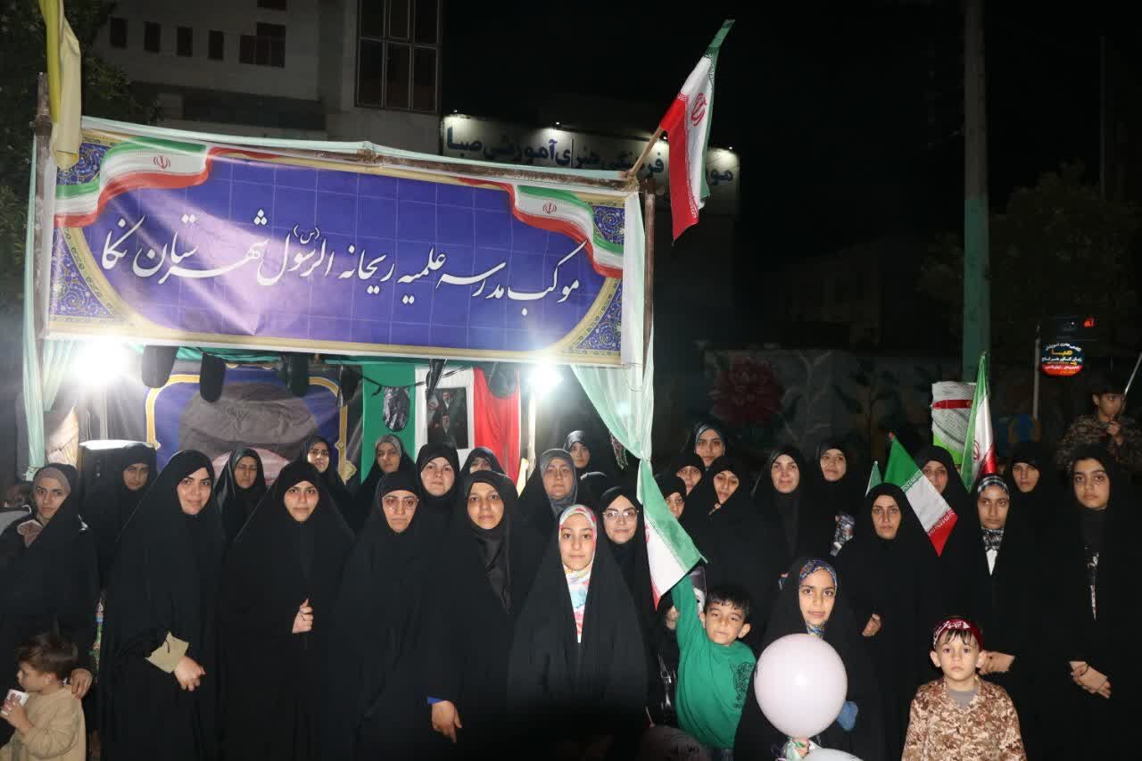 خواهران طلبه نکا، خادمان کوچکِ شبهای بزرگِ همبستگی