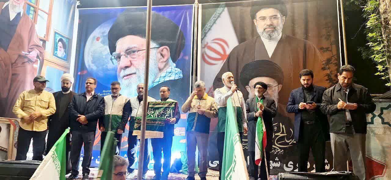 طنین عطر رضوی در شهرستان چگنی