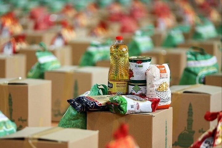 توزیع ۵۰ سبد معیشتی در چوار با مشارکت پالایش گاز ایلام