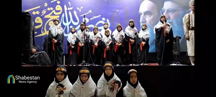 نوجوانان مسجد امام حسین(ع) در اجتماع مردمی هرشب یک سرود در گچساران