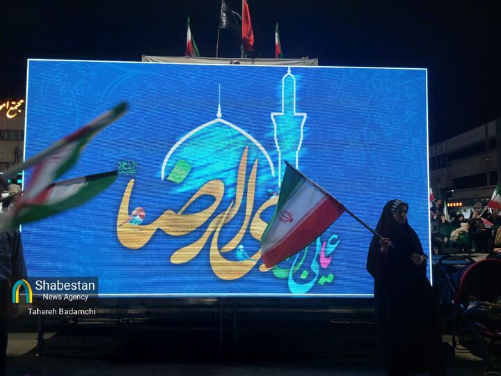 شور امام رضایی کرمانی‌ها در شب میلاد حضرت شمس‌الشموس