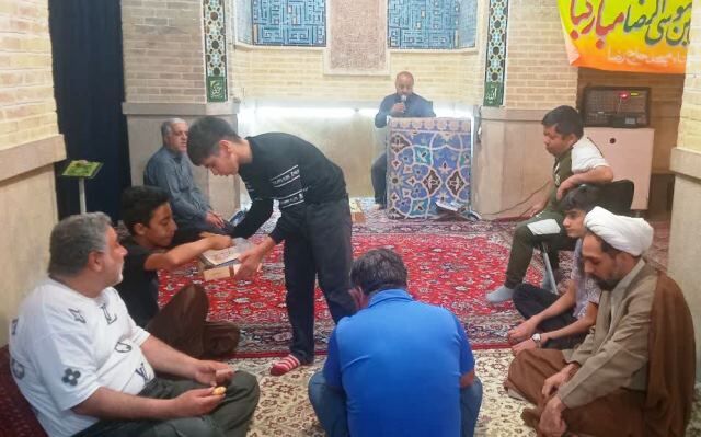 عطر دلدادگی در مسجد «حاج رضا»؛ میزبانی از عاشقان امام رئوف (ع)