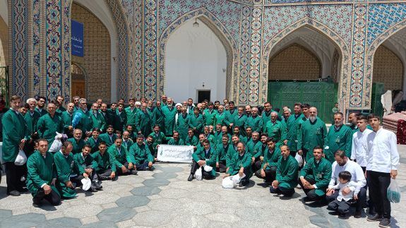 گزارشی از خادمیاران افتخاری در آستان مقدس رضوی