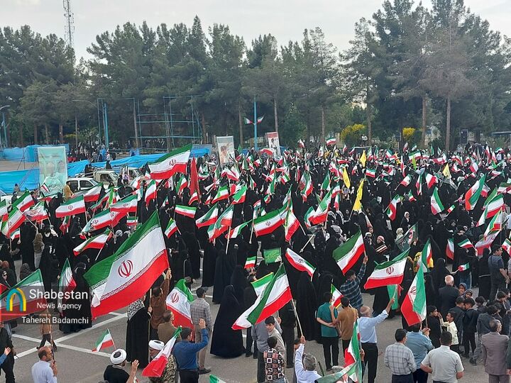 شکوه حضور جان‌فدایان کرمان در اجتماع امام‌رضایی‌ها