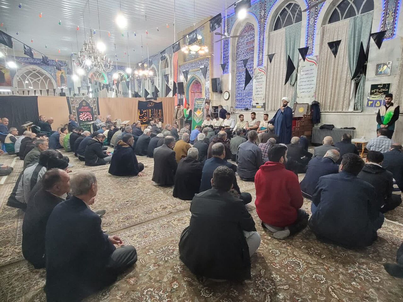 محفل کرسی تلاوت رضوی در مسجد علی ابن‌ابیطالب(ع) کرمانشاه برگزار شد