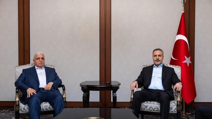 فیدان با رئیس نیروهای حشد شعبی عراق دیدار کرد