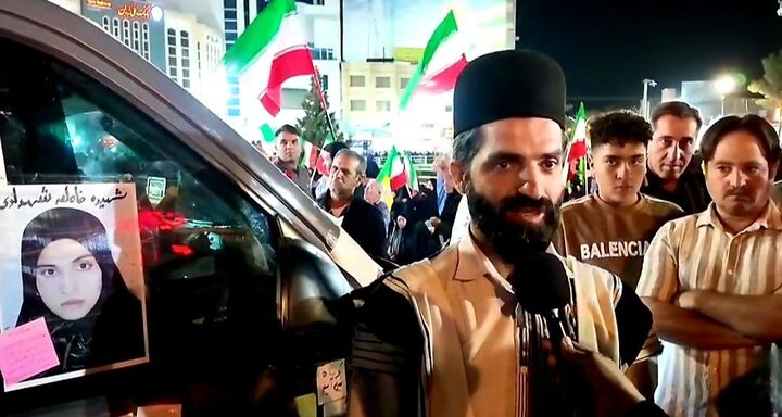 جوان اهوازی با پیامی از شهدای میناب به رفسنجان رسید