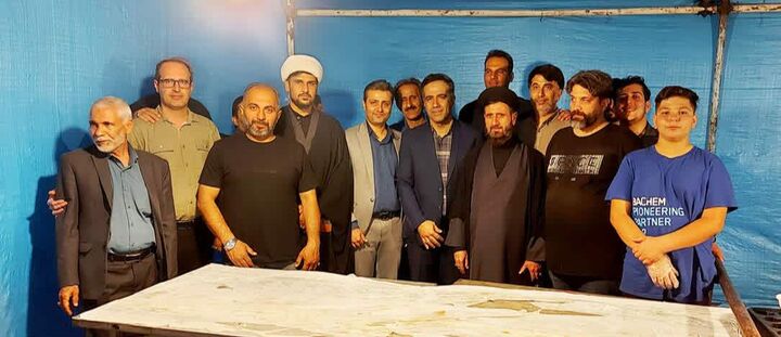 برپایی موکب مخابرات استان سمنان همراه با میز خدمت در شب‌های اقتدار