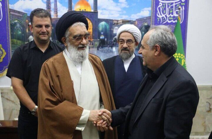 استاندار آذربایجان‌شرقی با امام جمعه شهر مقدس قم