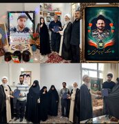 رئیس سازمان عقیدتی سیاسی ارتش با خانواده شهدای ارتش در شهرستان قم دیدار کرد