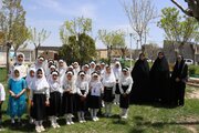 بچه‌های کانون فرهنگی هنری شهدای تلخاب، از معلمان جهادی  قدردانی کردند