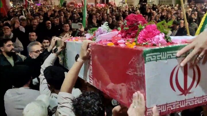 استقبال از شهید گمنام در شصت و ششمین اجتماع اقتدار بابلسری ها