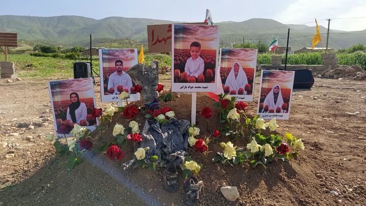 یادواره شهدا و زیارت محل شهادت شهدای خانواده«بازگیر» در روستای شهید رحیمی