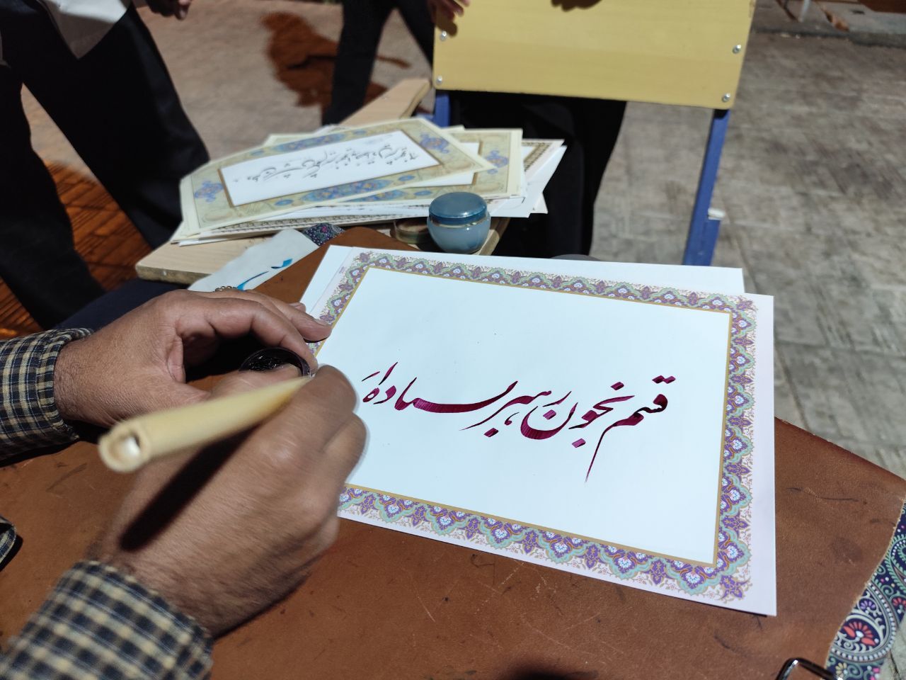روایت اقتدار با مرکب قلم در جیرفت