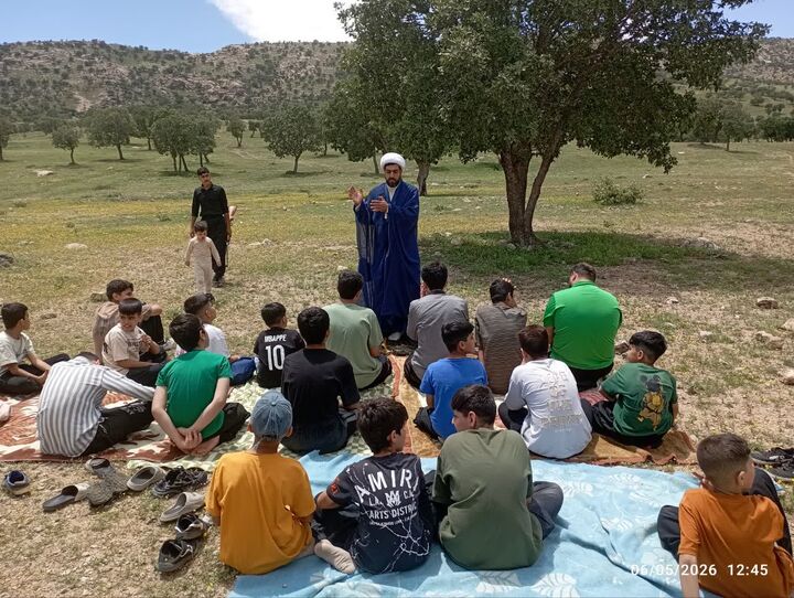 از نماز جماعت تا نشاط اجتماعی؛ ناودار میزبان اردوی متفاوت نوجوانان مسجدی گیلانغرب شد