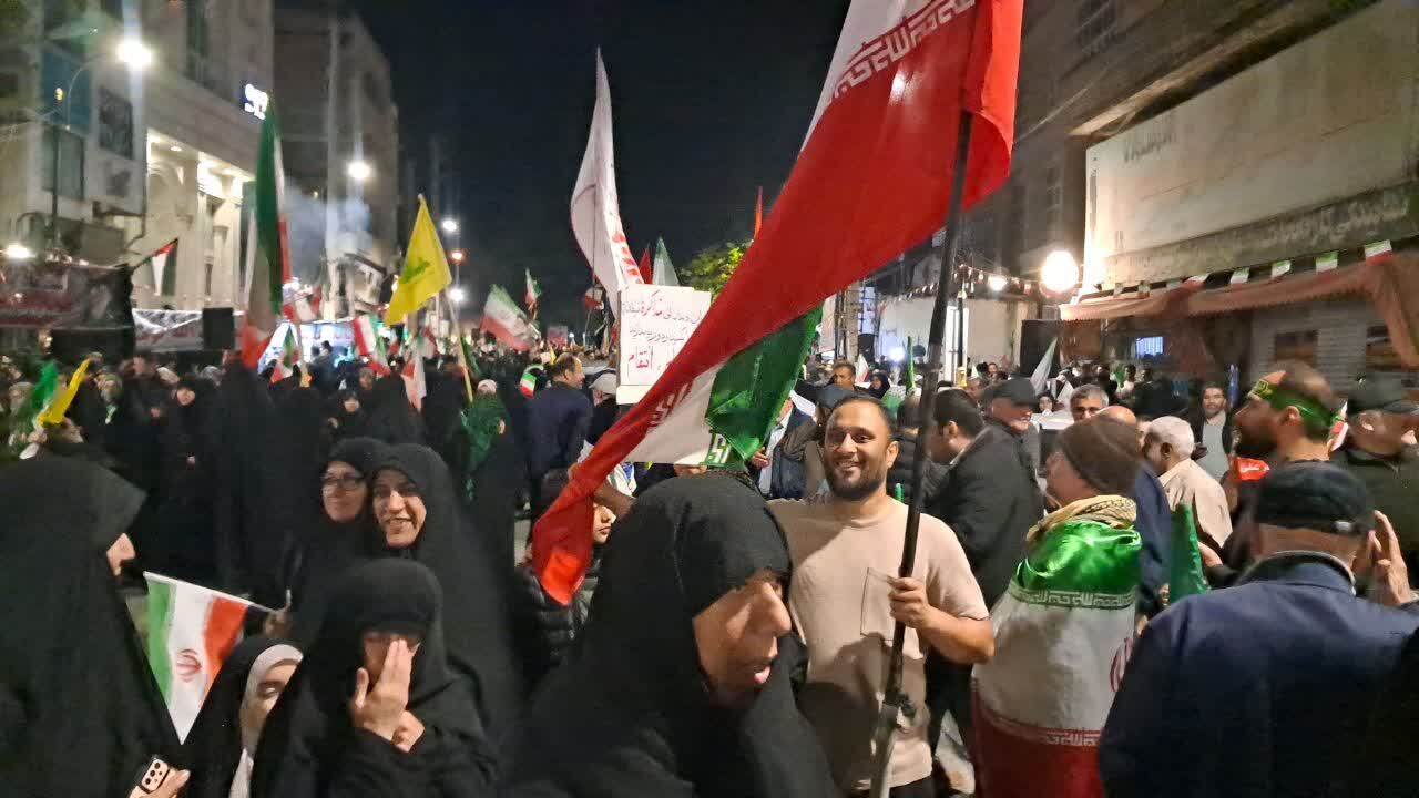 شهید گمنام و باران دل ها در بهشهر