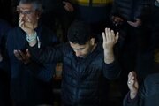 اقامه نماز استغاثه به امام زمان(عج) در خیابان انقلاب خرم‌آباد 