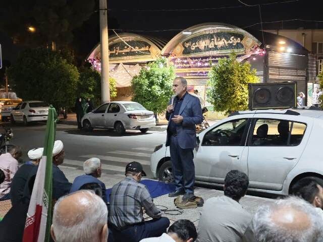 موکب مسجد امتیاز نو شیراز؛ استمرار شور مهدوی در چهارراه هوابرد