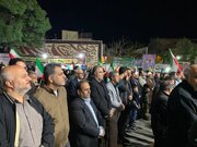 هفتادمین شب از تجمع سنندجی‌ها در حمایت از وطن و انقلاب