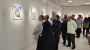 نمایشگاه نقاشی «روایت رمضان» در بیرجند افتتاح شد