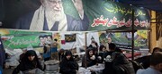 میدان داری بچه های مسجد حضرت ابوالفضل (ع) بهشهر در اجتماع اقتدار