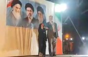 رجزخوانی دختر عضو کانون بقیه‌الله مسجد زاغرم تفرش، در تجمعات شبانه